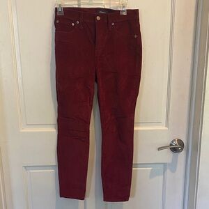 Burgundy Pants